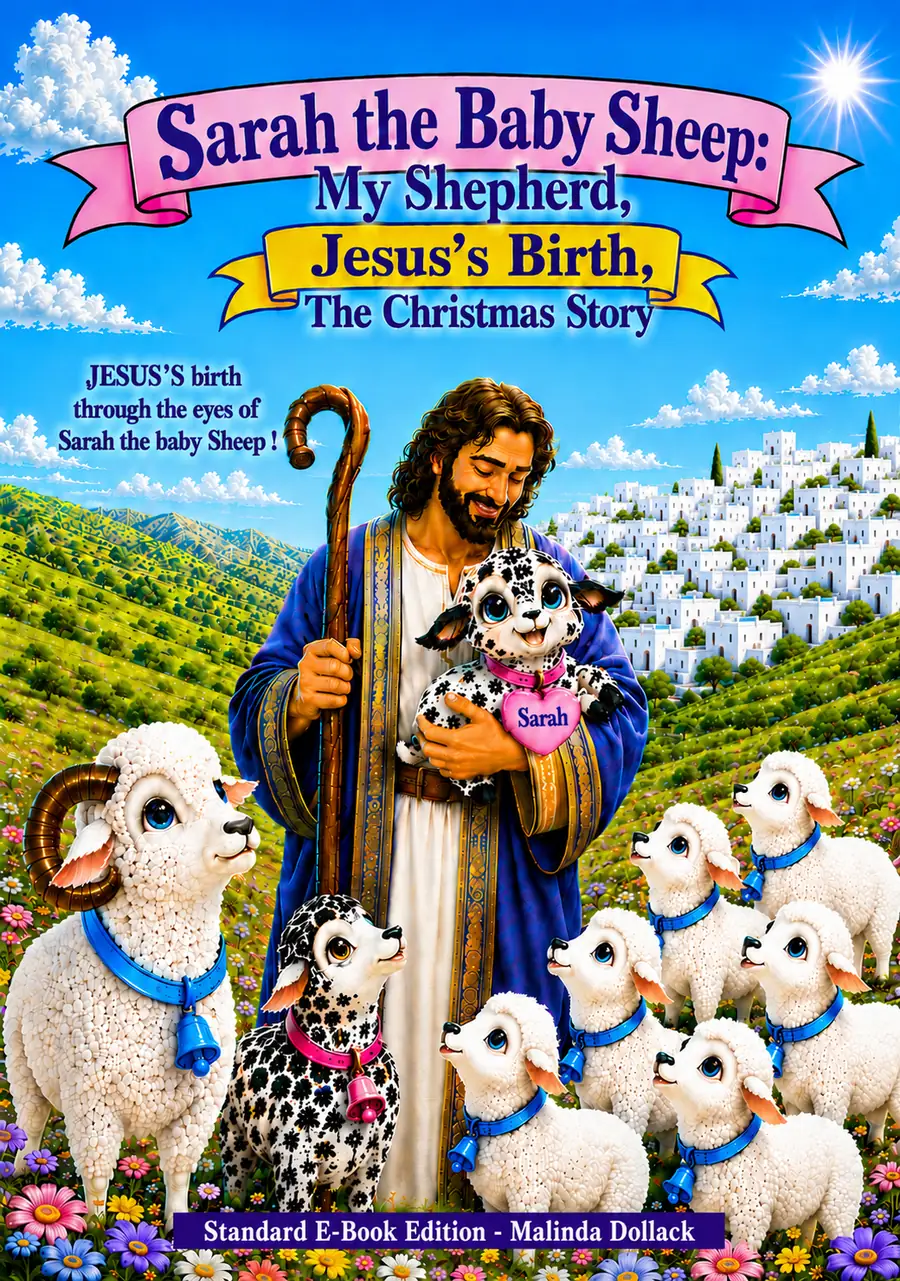 Standard E - Book: Sarah the Baby Sheep. My Shepherd, Jesus's Birth, The Christmas Story Edition